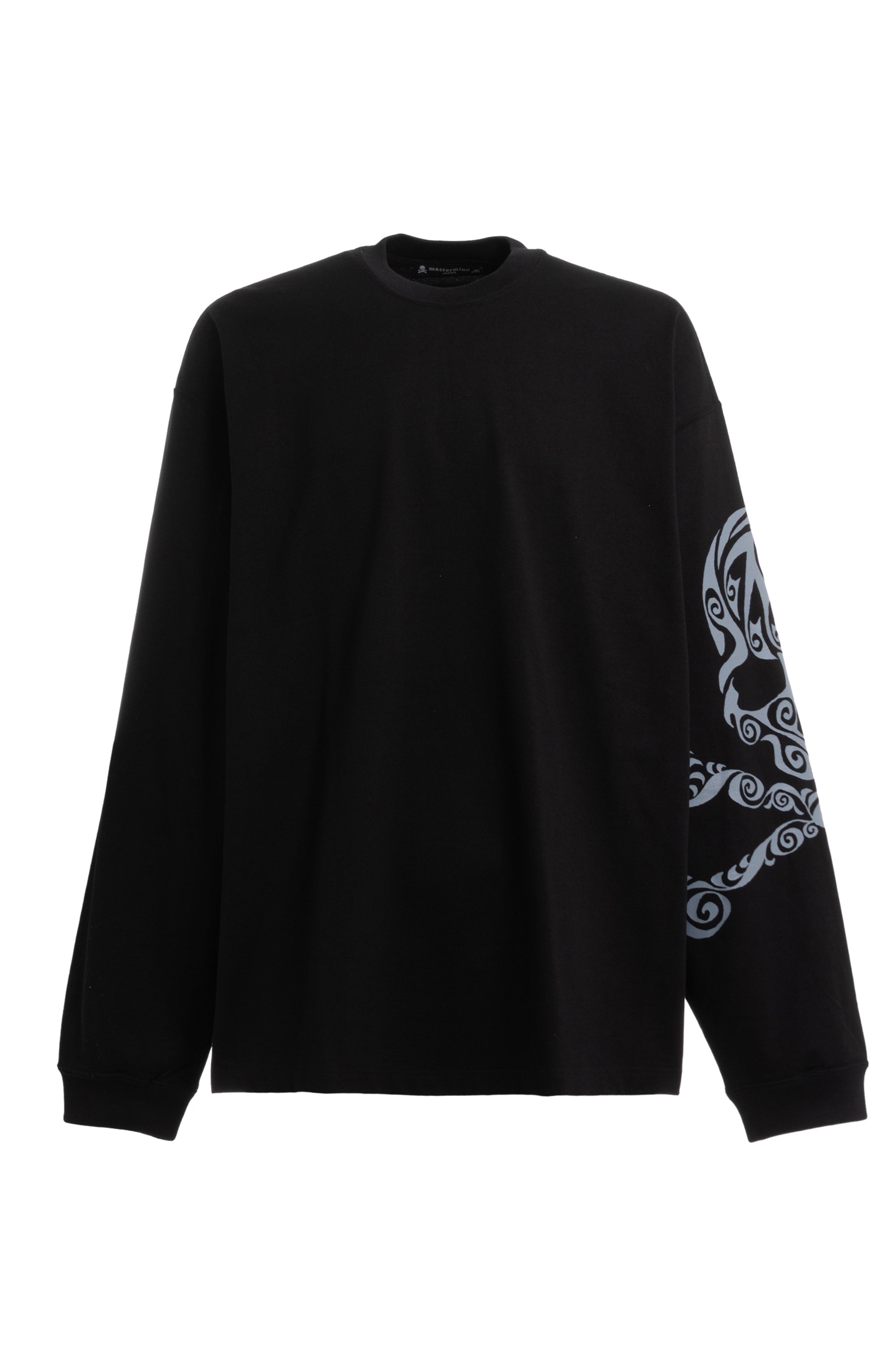 MASTERMIND マスターマインド FW23 DRAKEN LS TEE / BLK GRY -NUBIAN