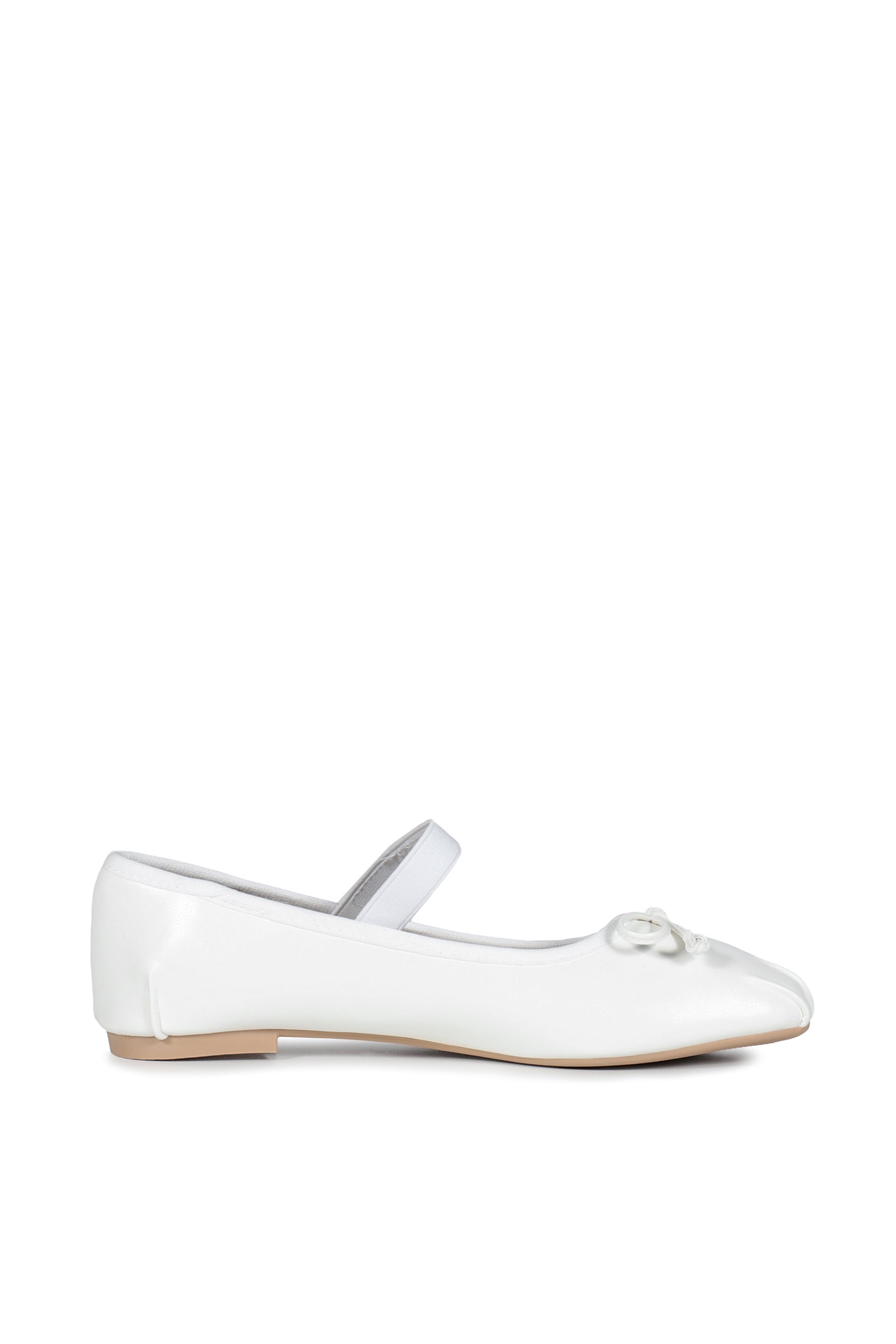 PHONE BALLET FLATS / WHT