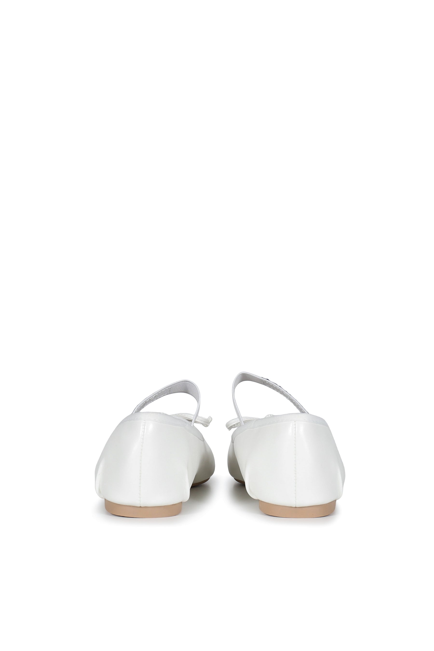 PHONE BALLET FLATS / WHT