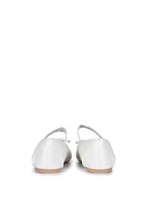 PHONE BALLET FLATS / WHT