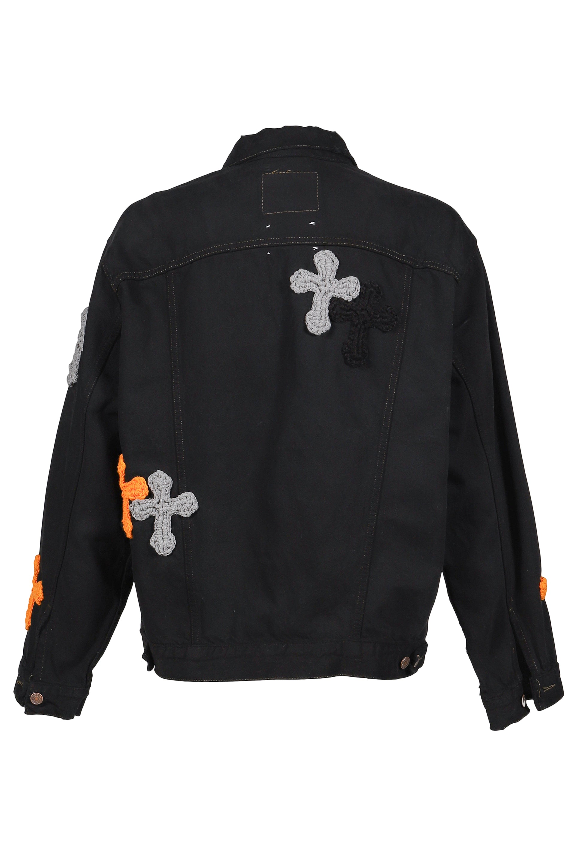 3D CROSS DENIM JACKET / MULTI