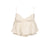 SHIRRED CRINKLE BUSTIER / WHT