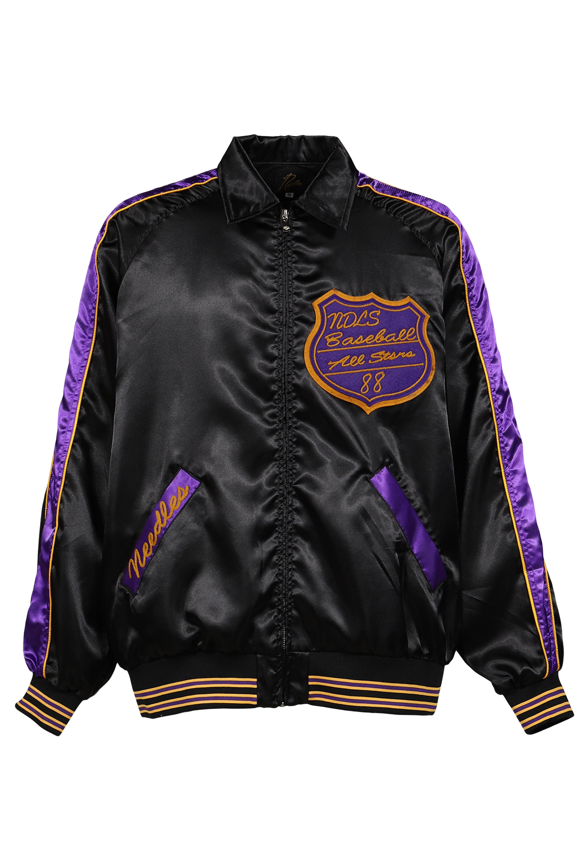 STADIUM JACKET - POLY SATEEN / BLK