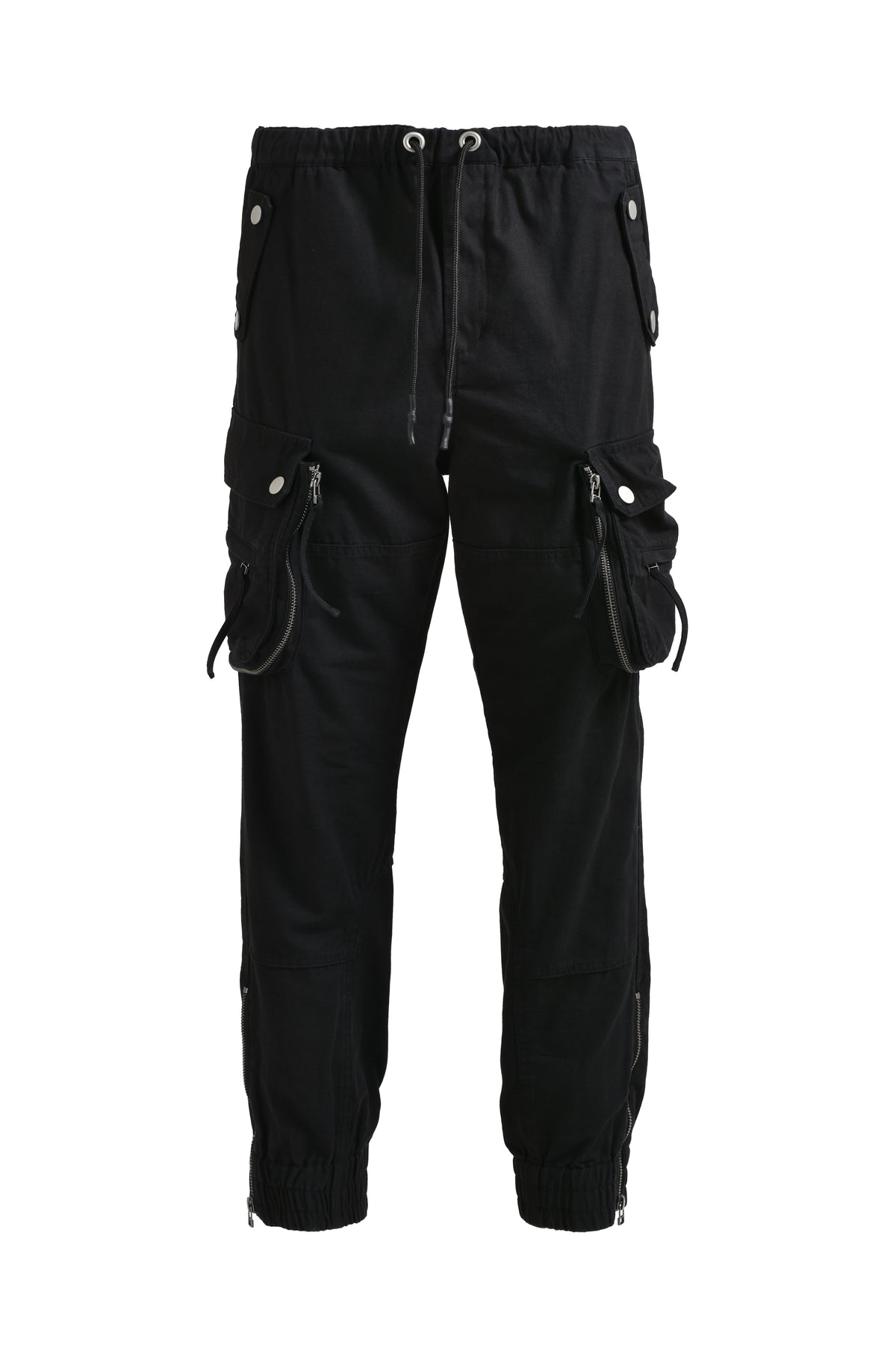 NEWRICH CARGO PANTS / COTTON BLK