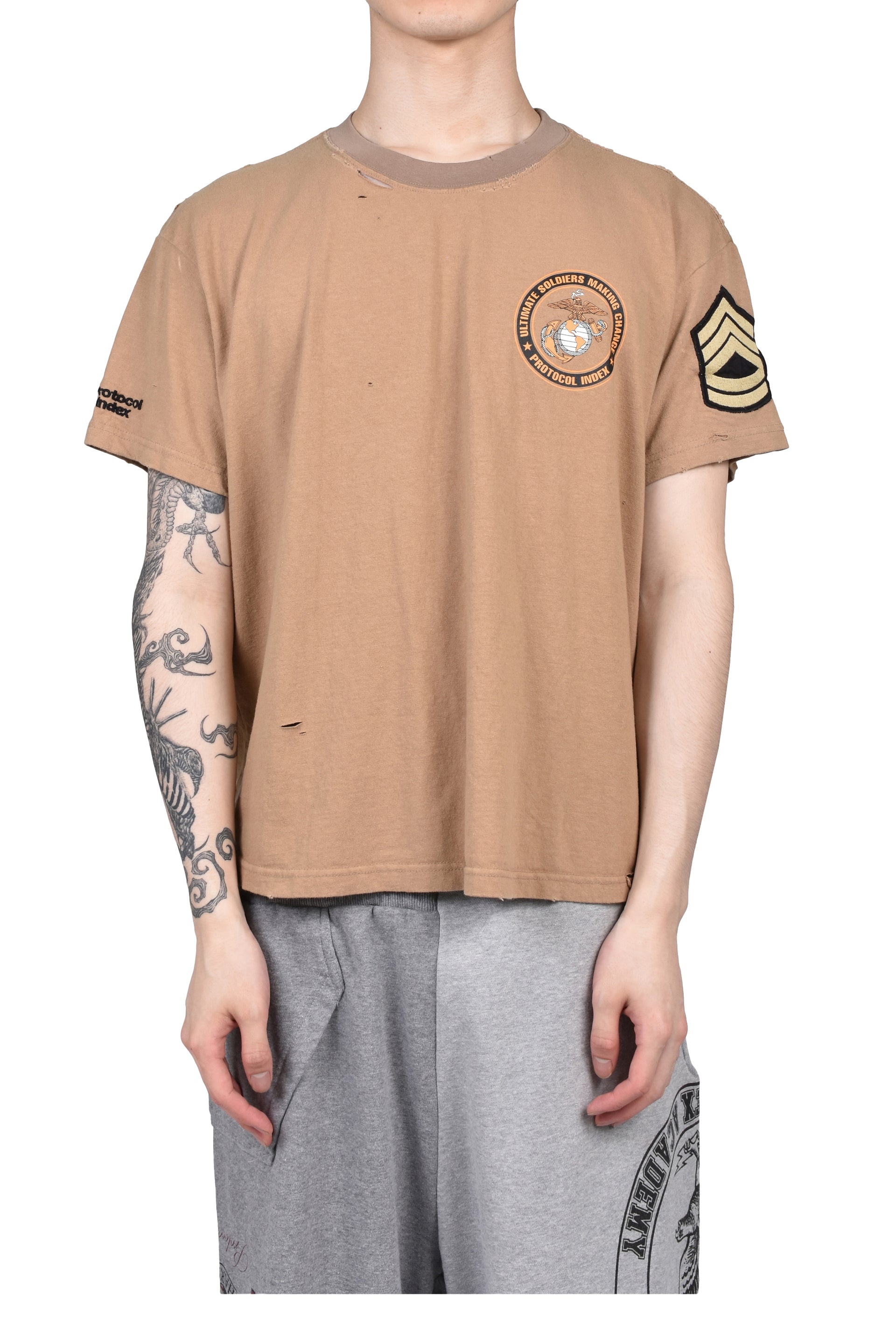 USMC VINTAGE T SHIRTS / KHA BEI