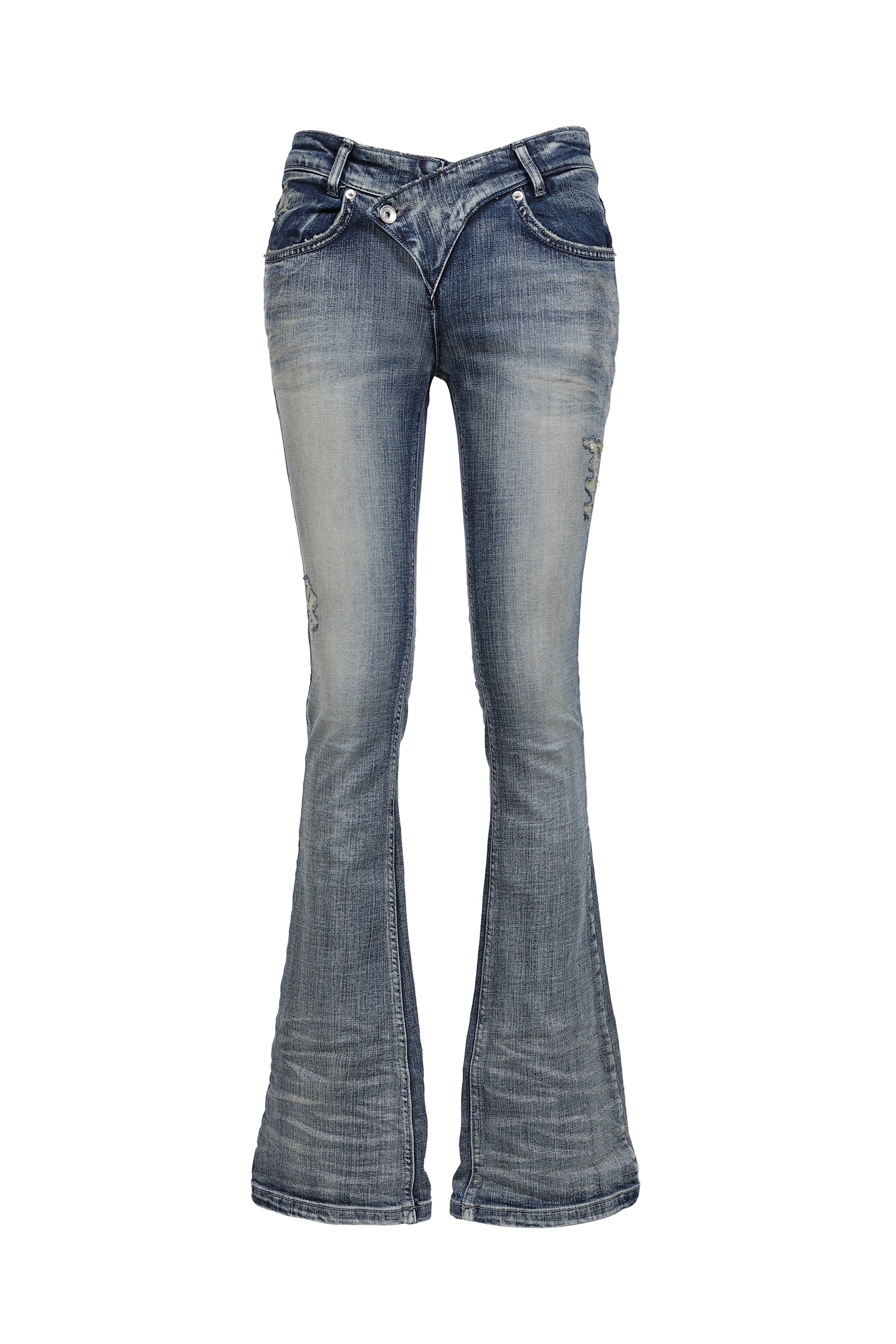 SCULPTED WAIST BOOTCUT / BLU