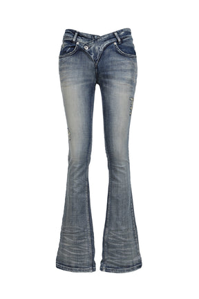 SCULPTED WAIST BOOTCUT / BLU