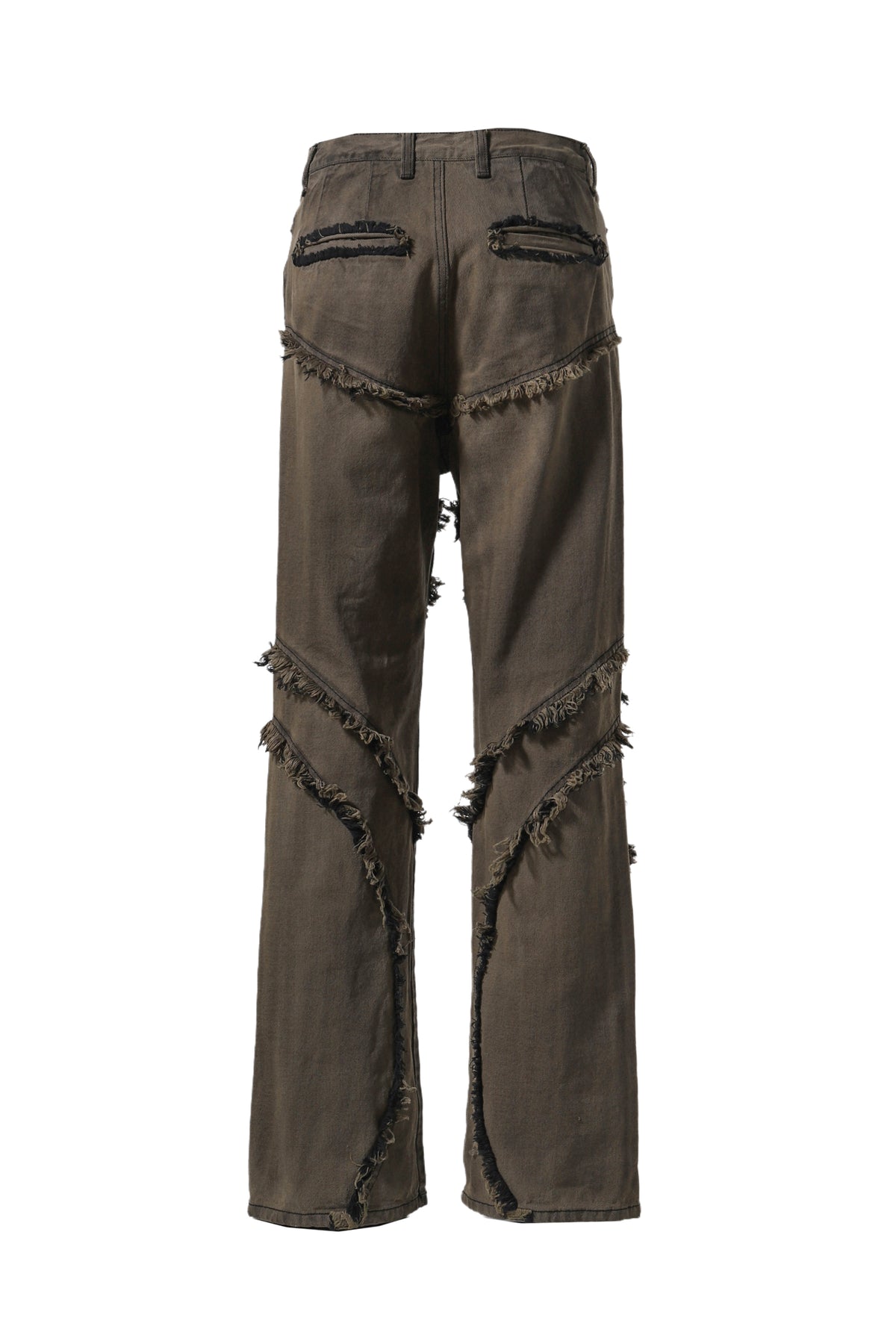 WAVE FRINGE DAMAGE DENIM / BRW