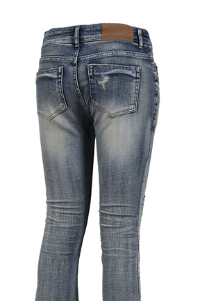 SCULPTED WAIST BOOTCUT / BLU