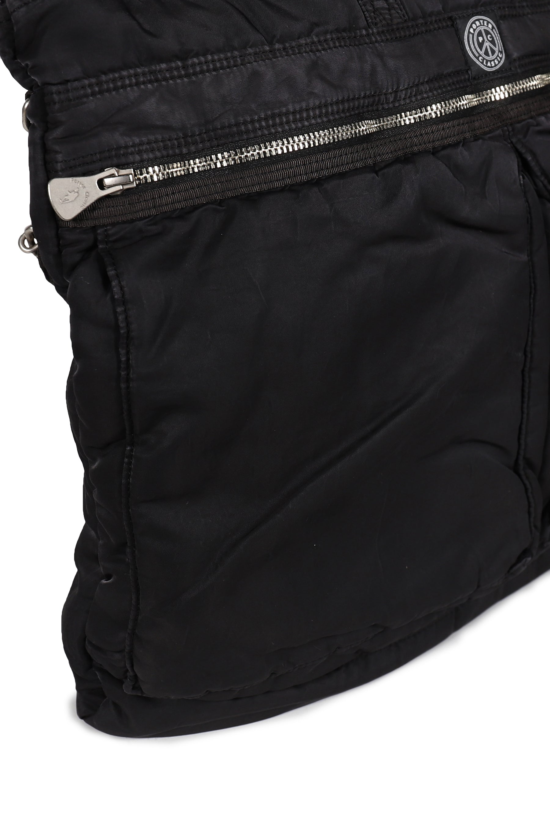 PORTER CLASSIC FW25 SUPER NYLON HELMET CASE L / BLACK - NUBIAN