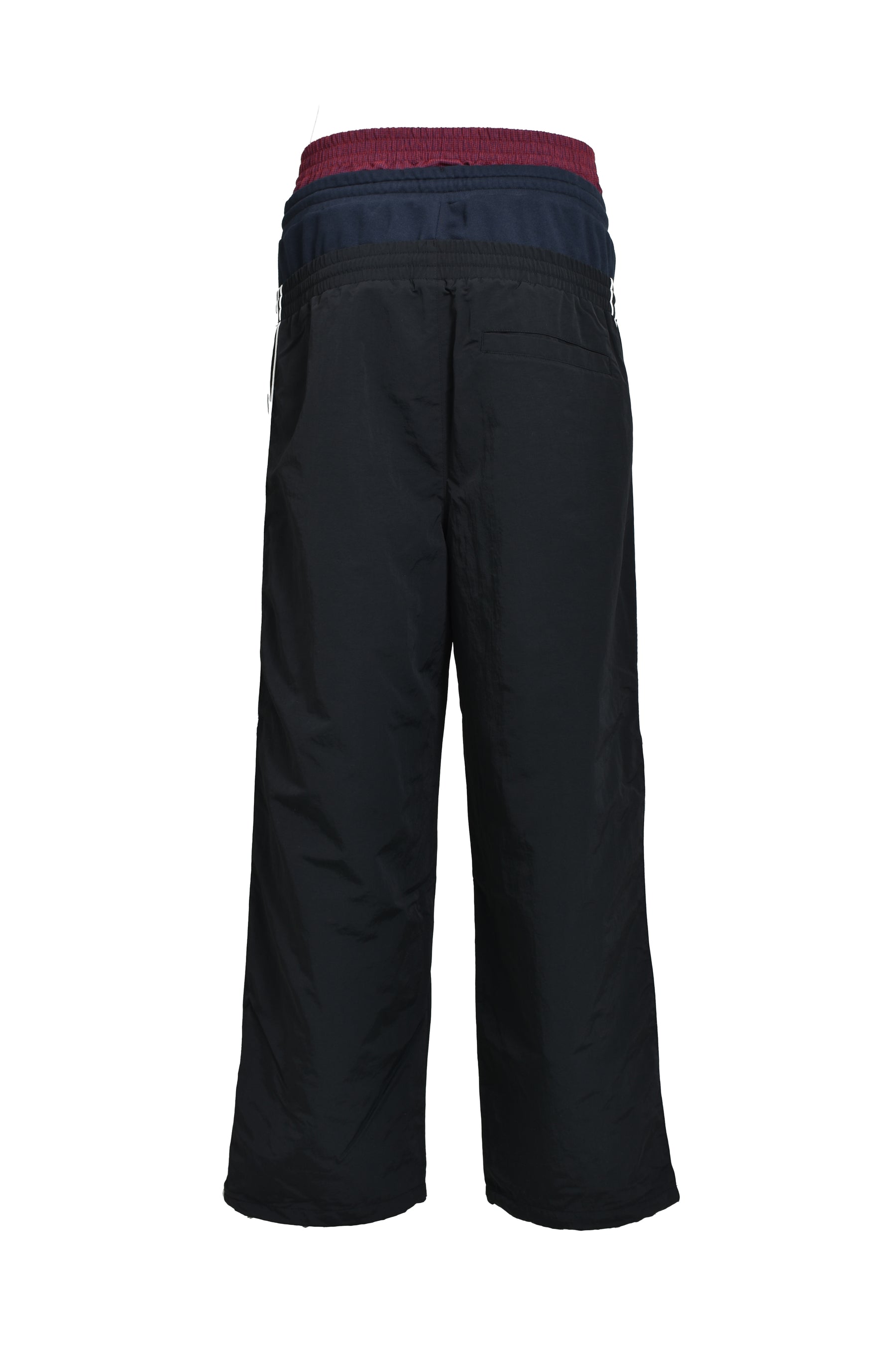 3 LAYERED TRACK PANTS / BLK