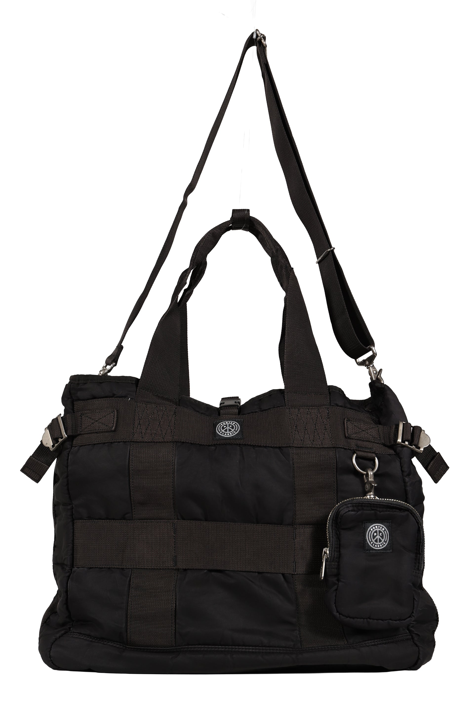 SUPER NYLON TOTE BAG / BLK