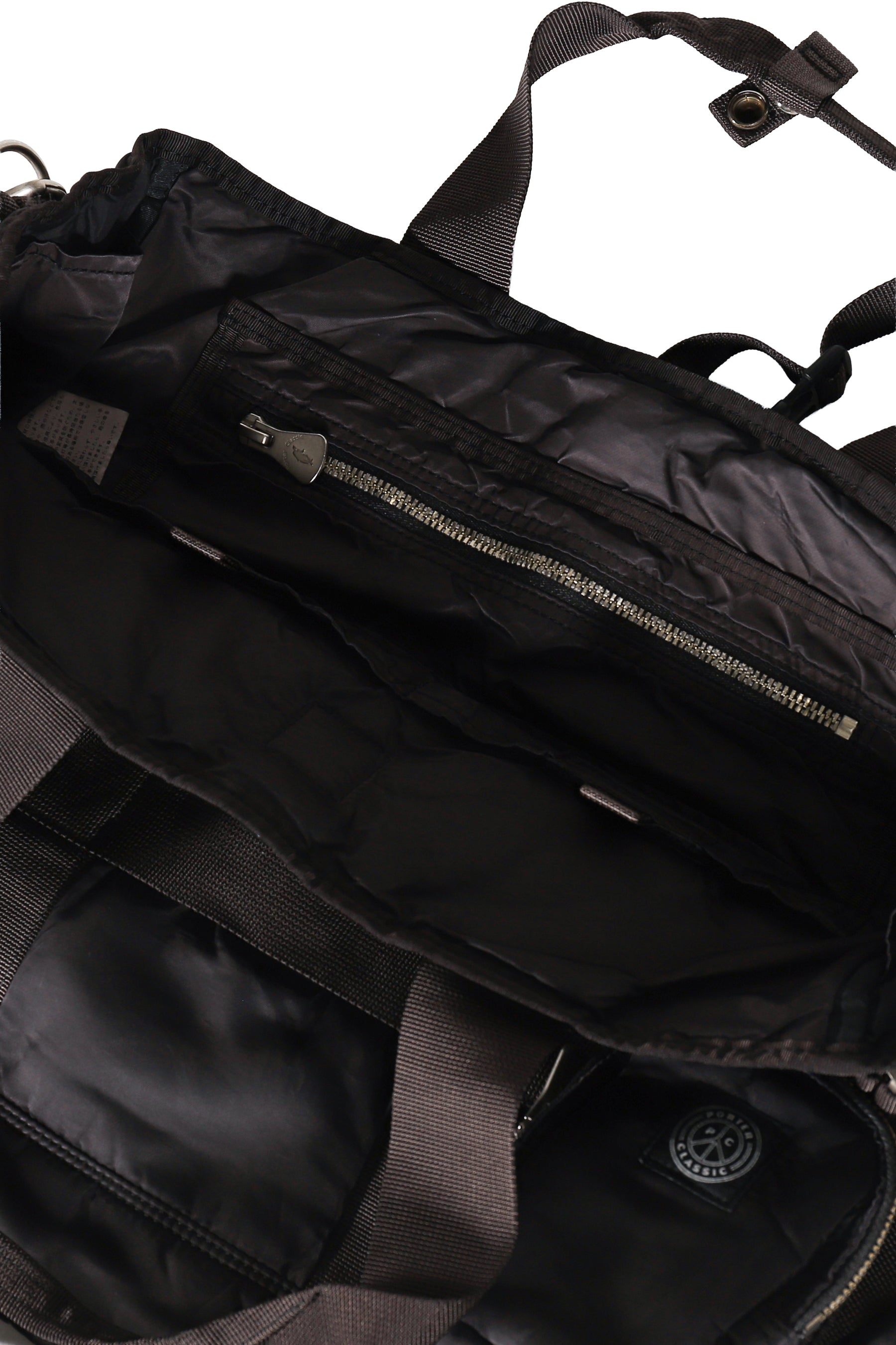 SUPER NYLON TOTE BAG / BLACK