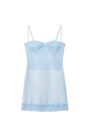 ANGEL DREAM SLIP DRESS / BABY BLU