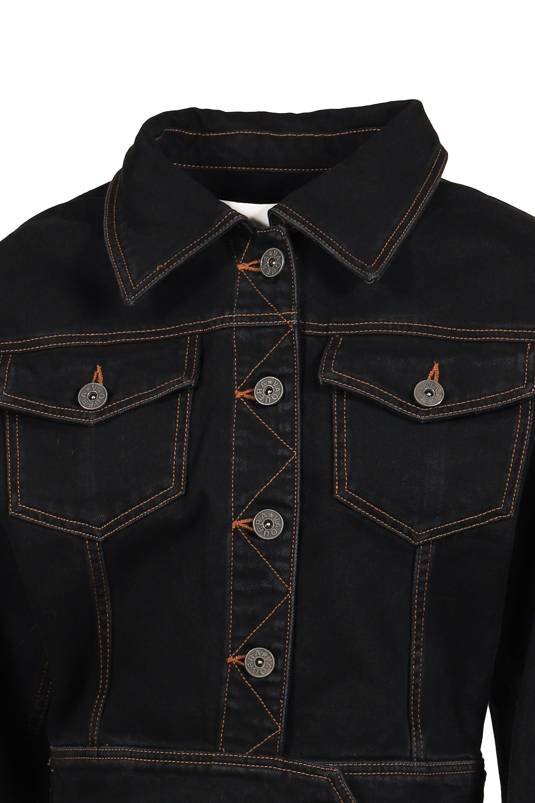 DENIM JACKET WOVEN / BLK