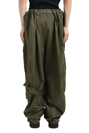 BALLOON CARGO TROUSERS / DEEP OLV