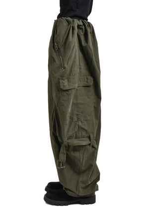 BALLOON CARGO TROUSERS / DEEP OLV