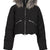 SLIDE FUR DOWN JACKET / BLACK 