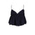 SHIRRED CRINKLE BUSTIER / NVY
