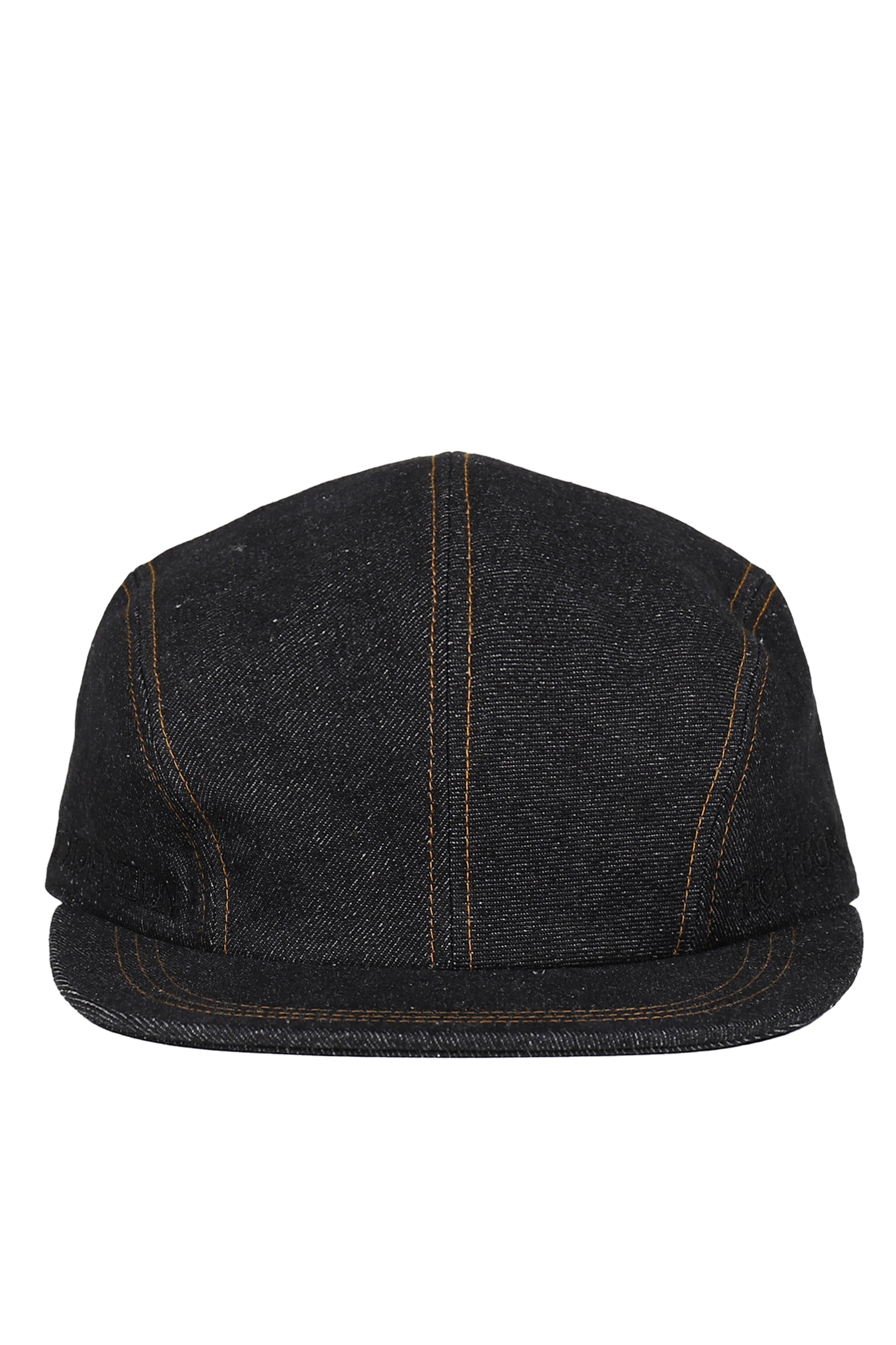 SIDE LOGO DENIM CAMP CAP / BLK