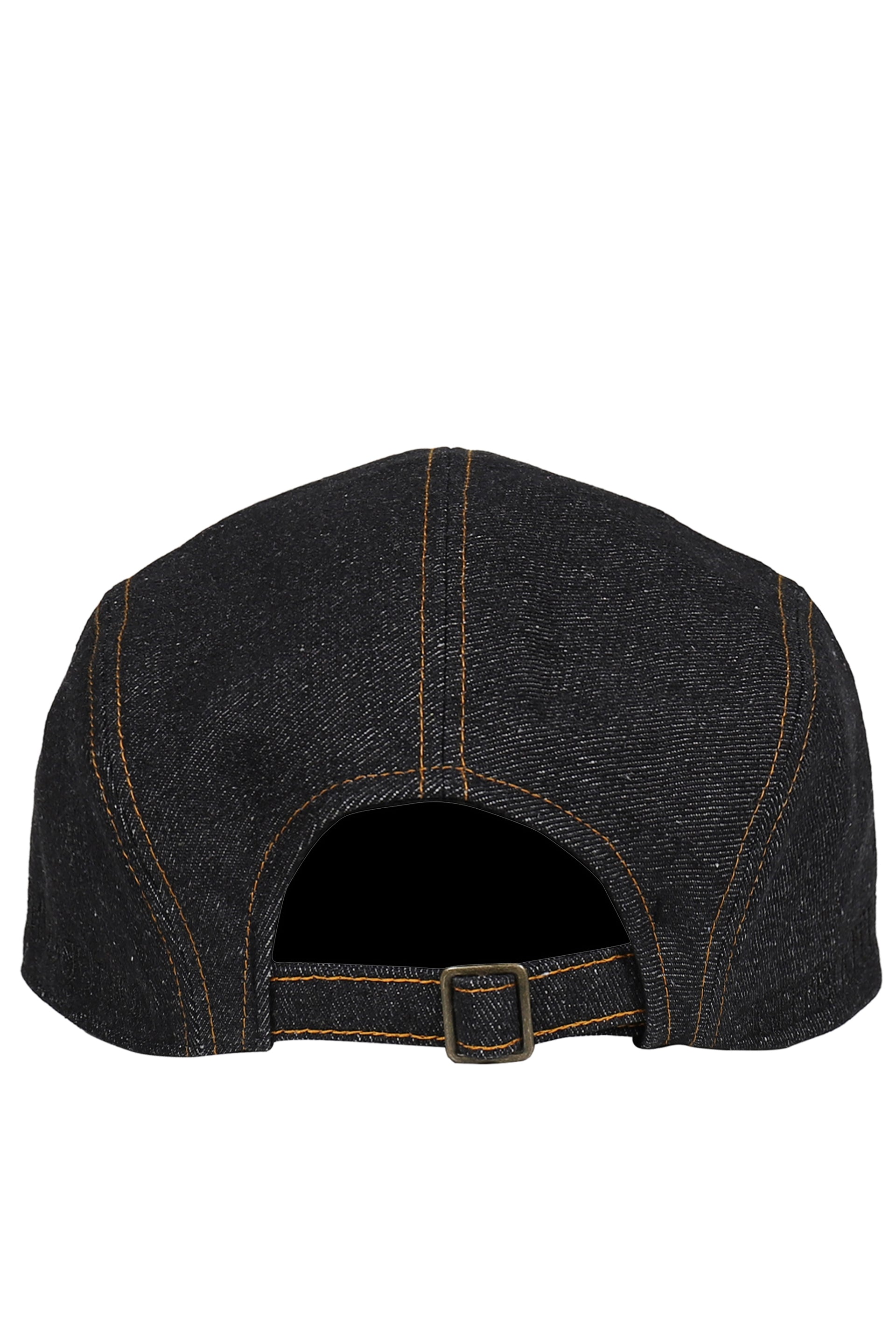 SIDE LOGO DENIM CAMP CAP / BLK