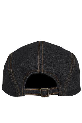 SIDE LOGO DENIM CAMP CAP / BLK