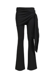 STRAP TIED PANTS / BLK
