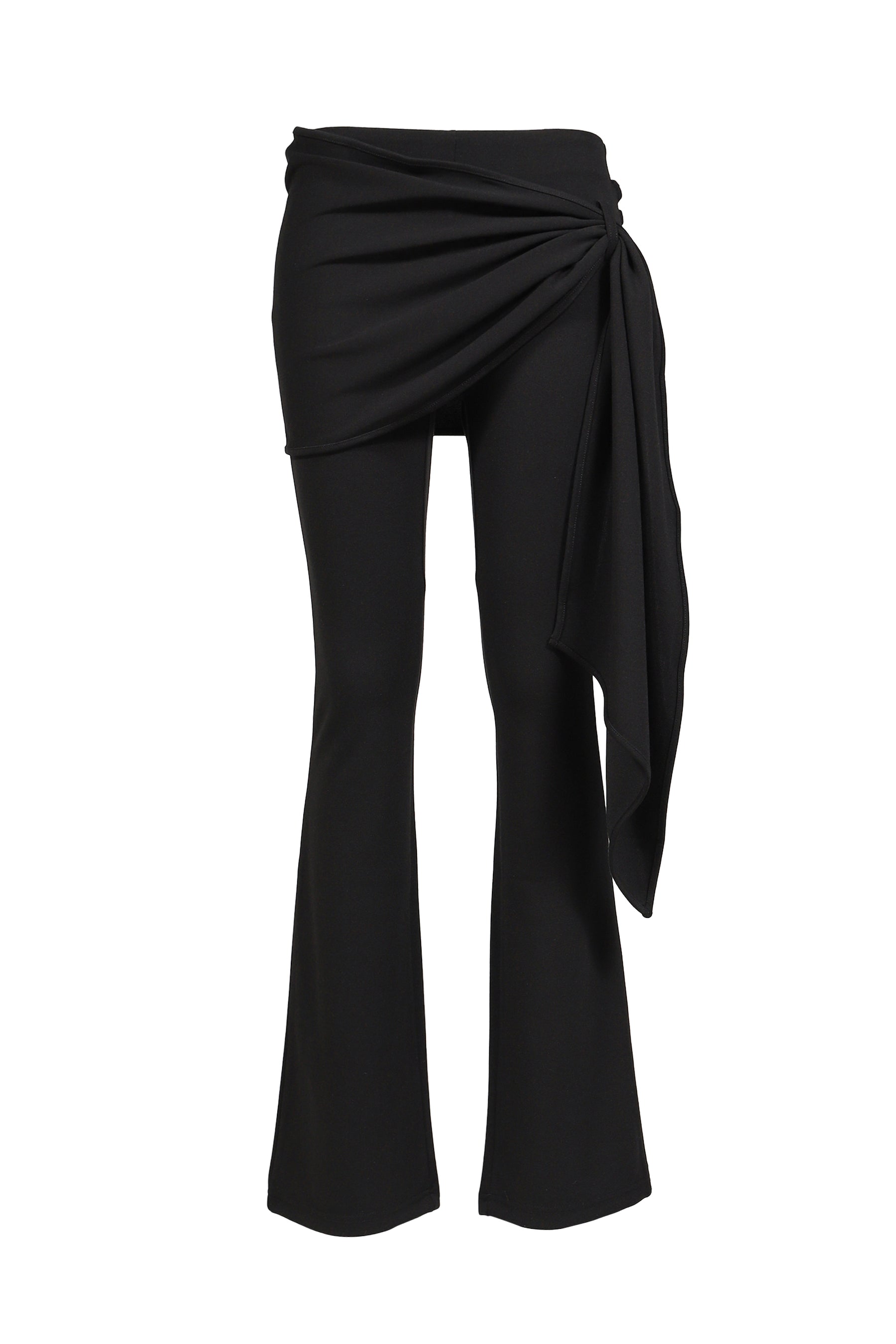 STRAP TIED PANTS / BLK