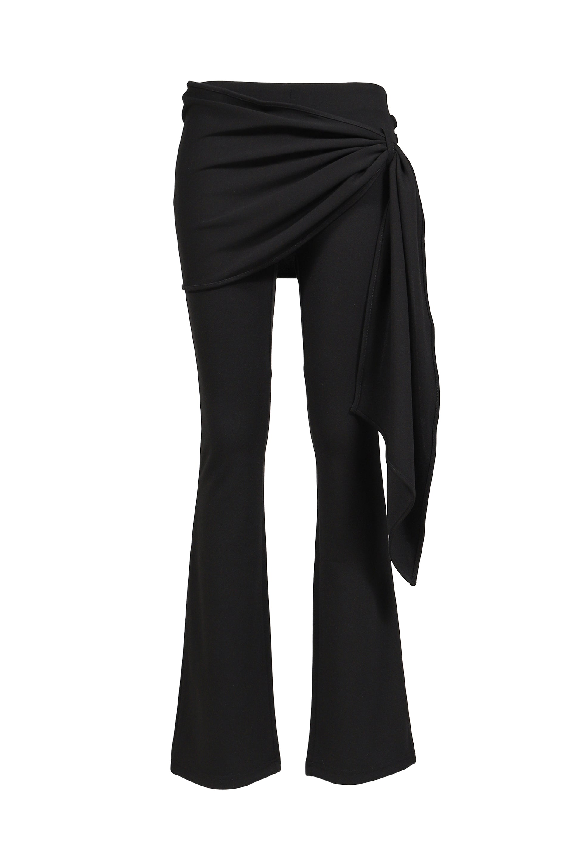 STRAP TIED PANTS / BLK