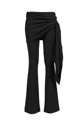 STRAP TIED PANTS / BLK