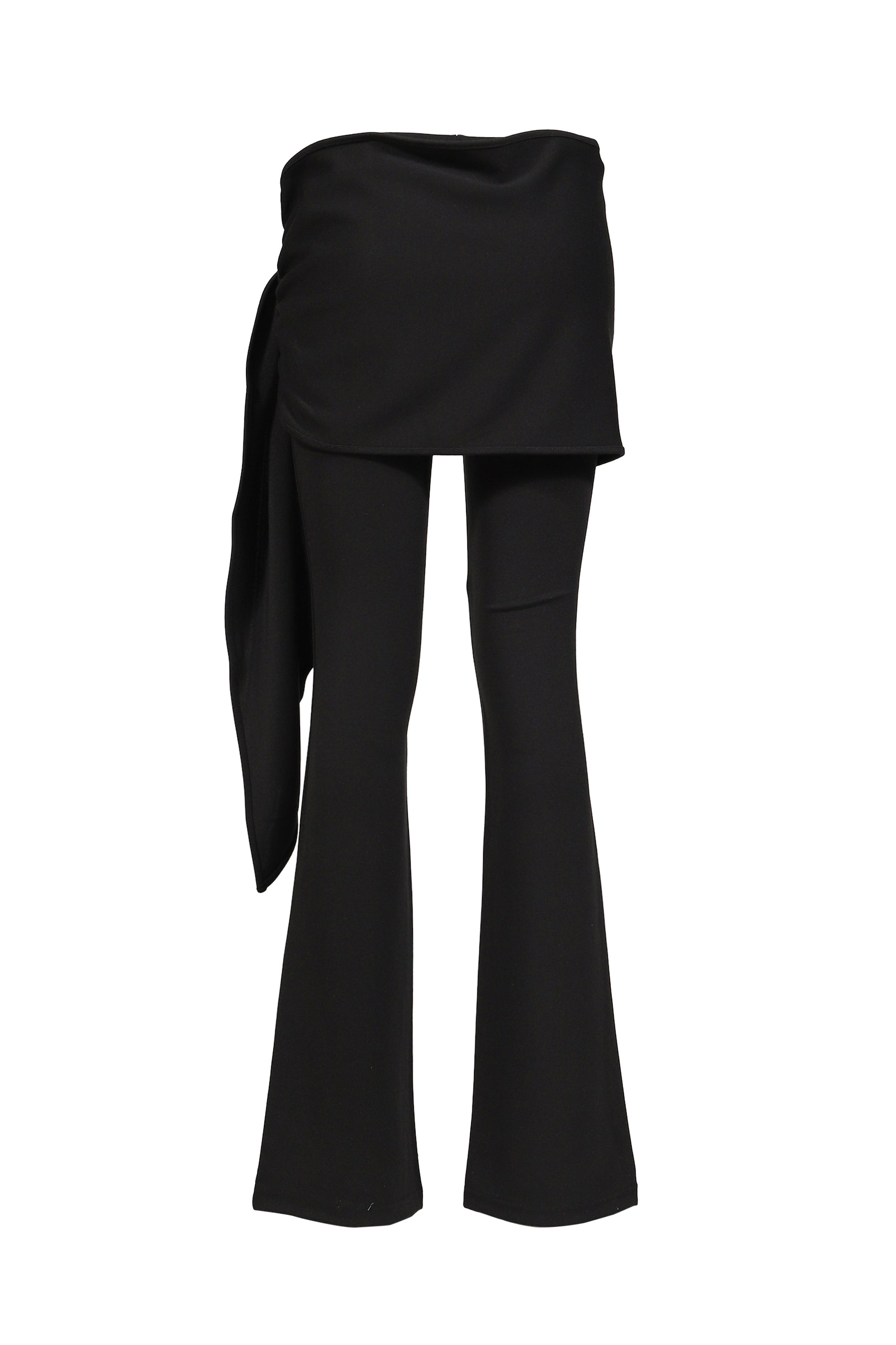 STRAP TIED PANTS / BLK