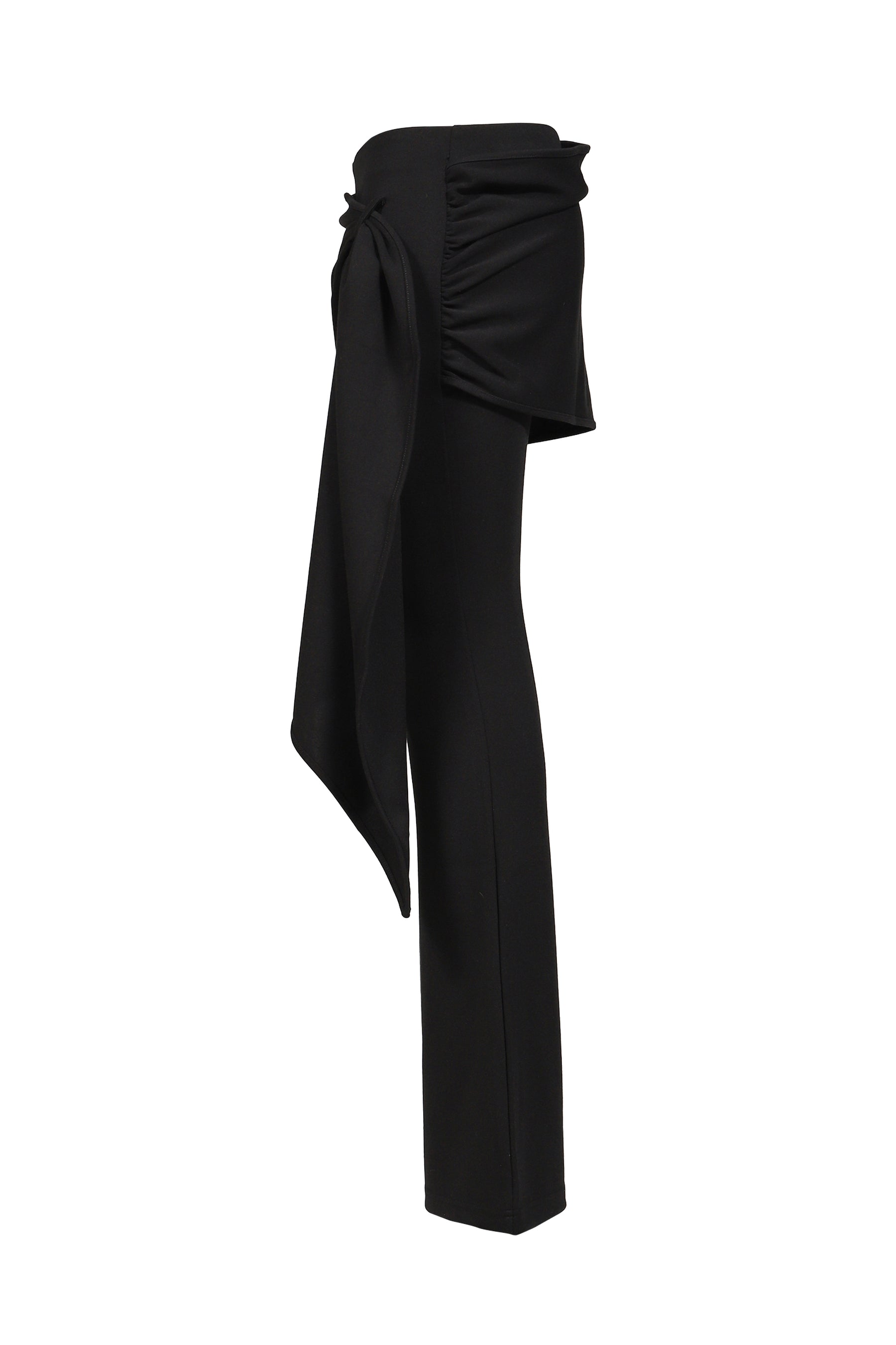 STRAP TIED PANTS / BLK