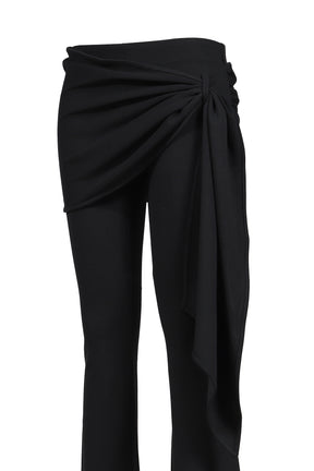 STRAP TIED PANTS / BLK