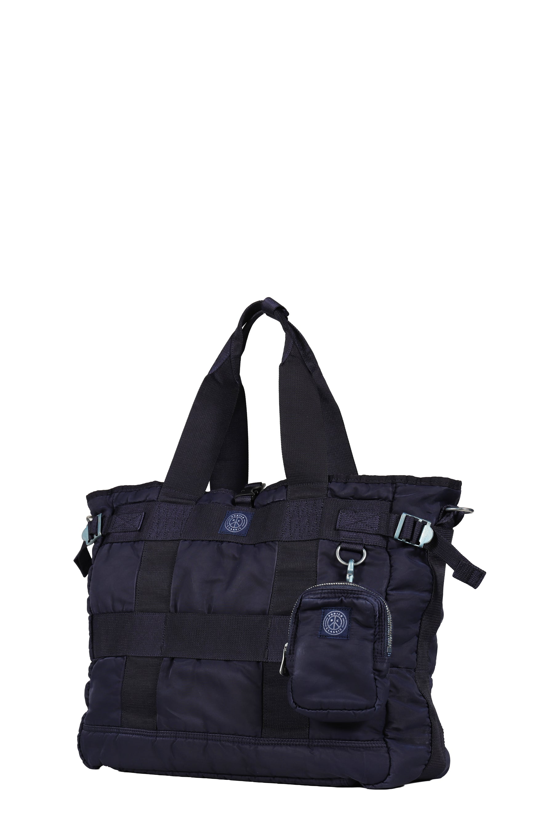 SUPER NYLON TOTE BAG / BLU