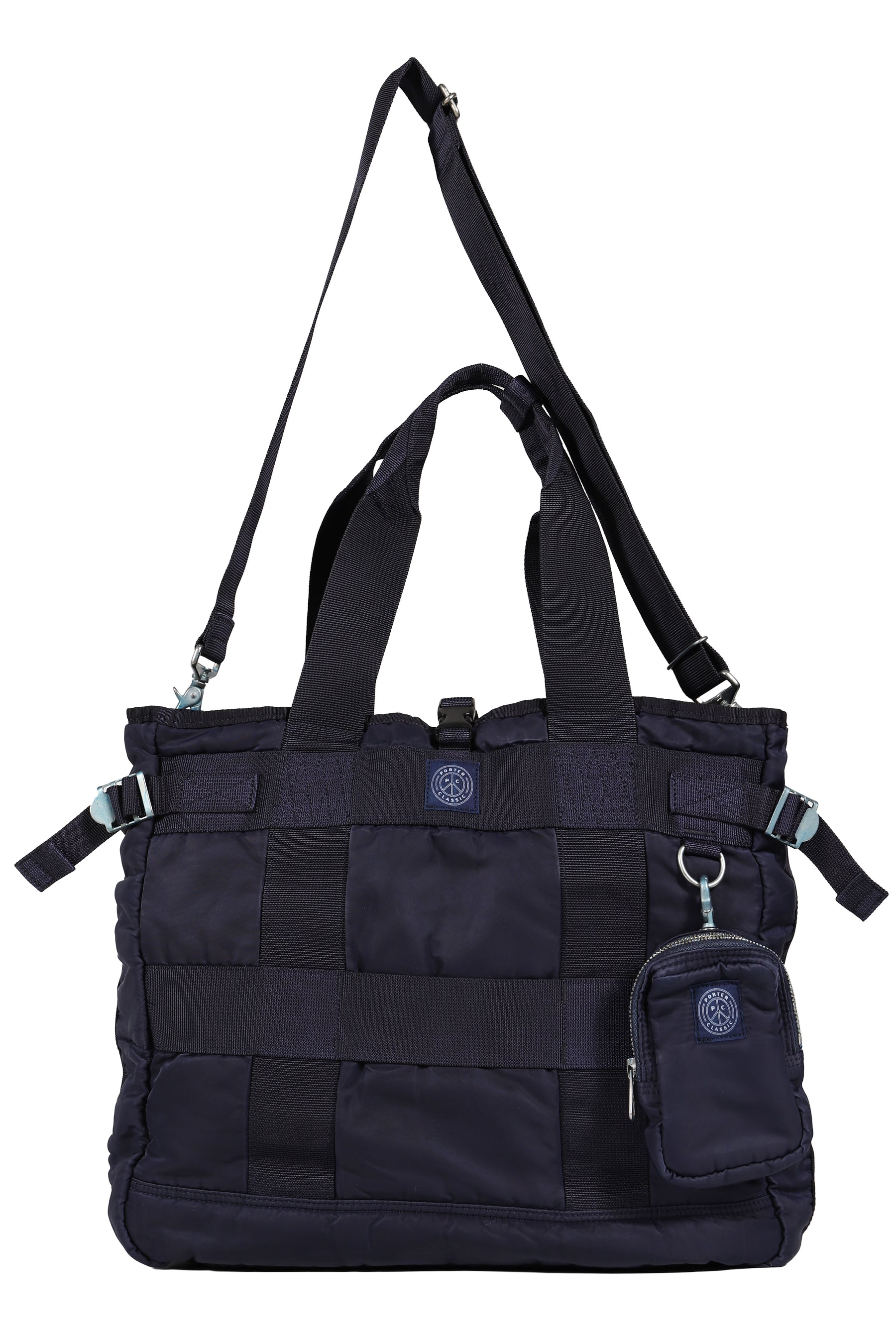 SUPER NYLON TOTE BAG / BLU