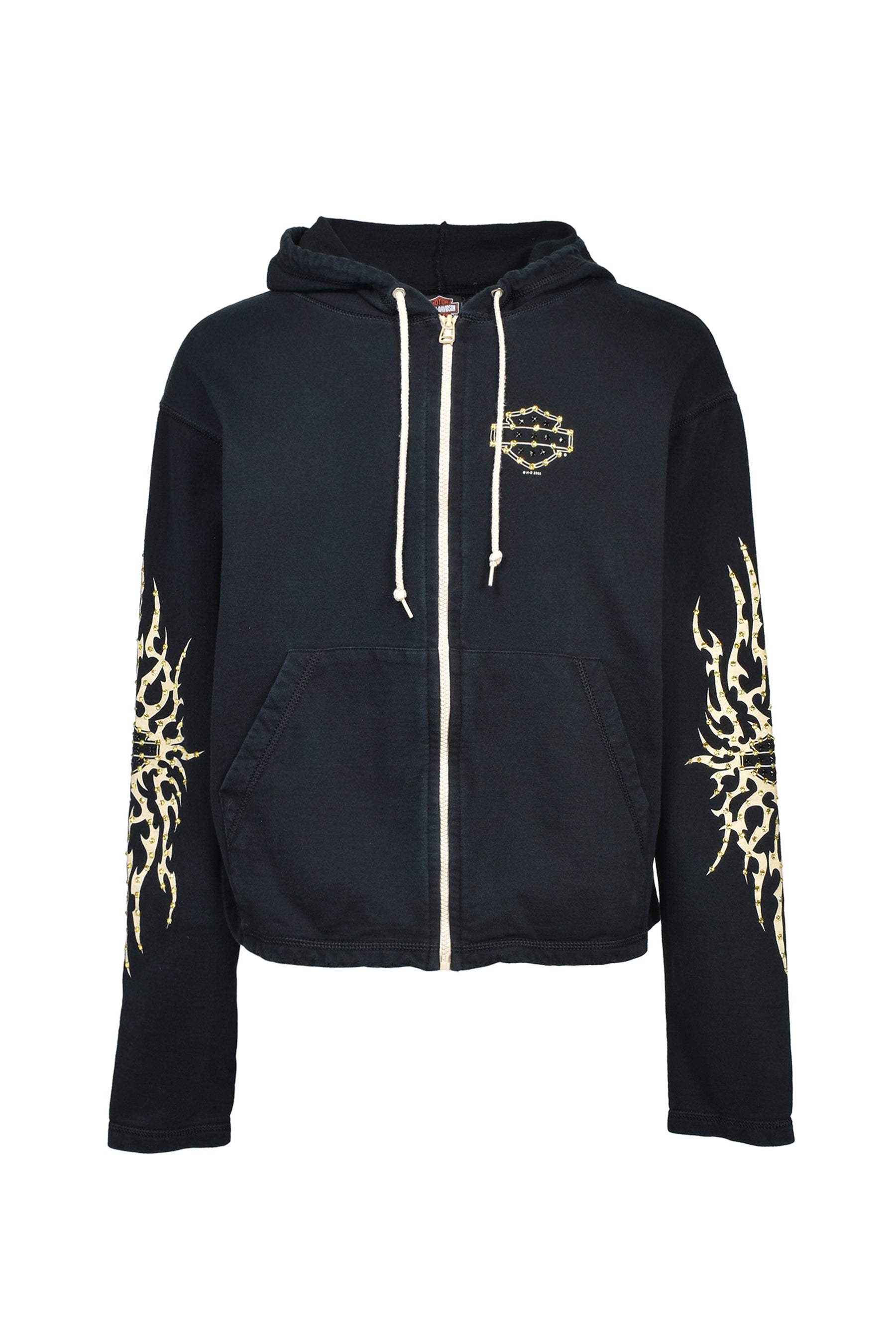 READING,PA ZIP HOODIE / BLK