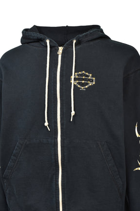 READING,PA ZIP HOODIE / BLK