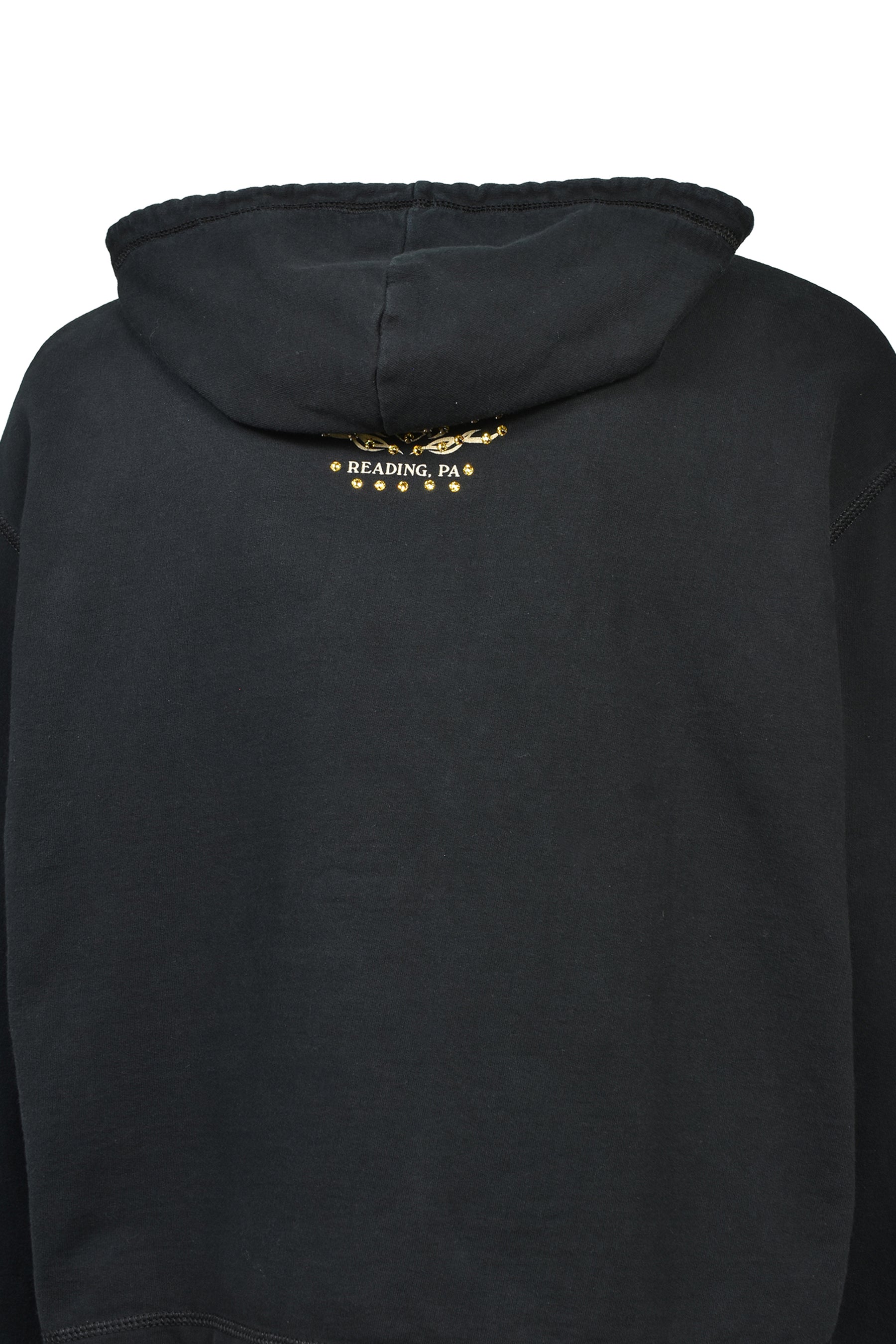 READING,PA ZIP HOODIE / BLK