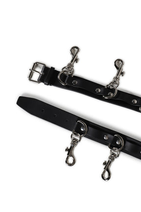 VETEMENTS EXTREME CARABINER BELT / BLK