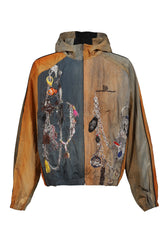 EMBROIDERED CHAIN TRACK JACKET / BRW