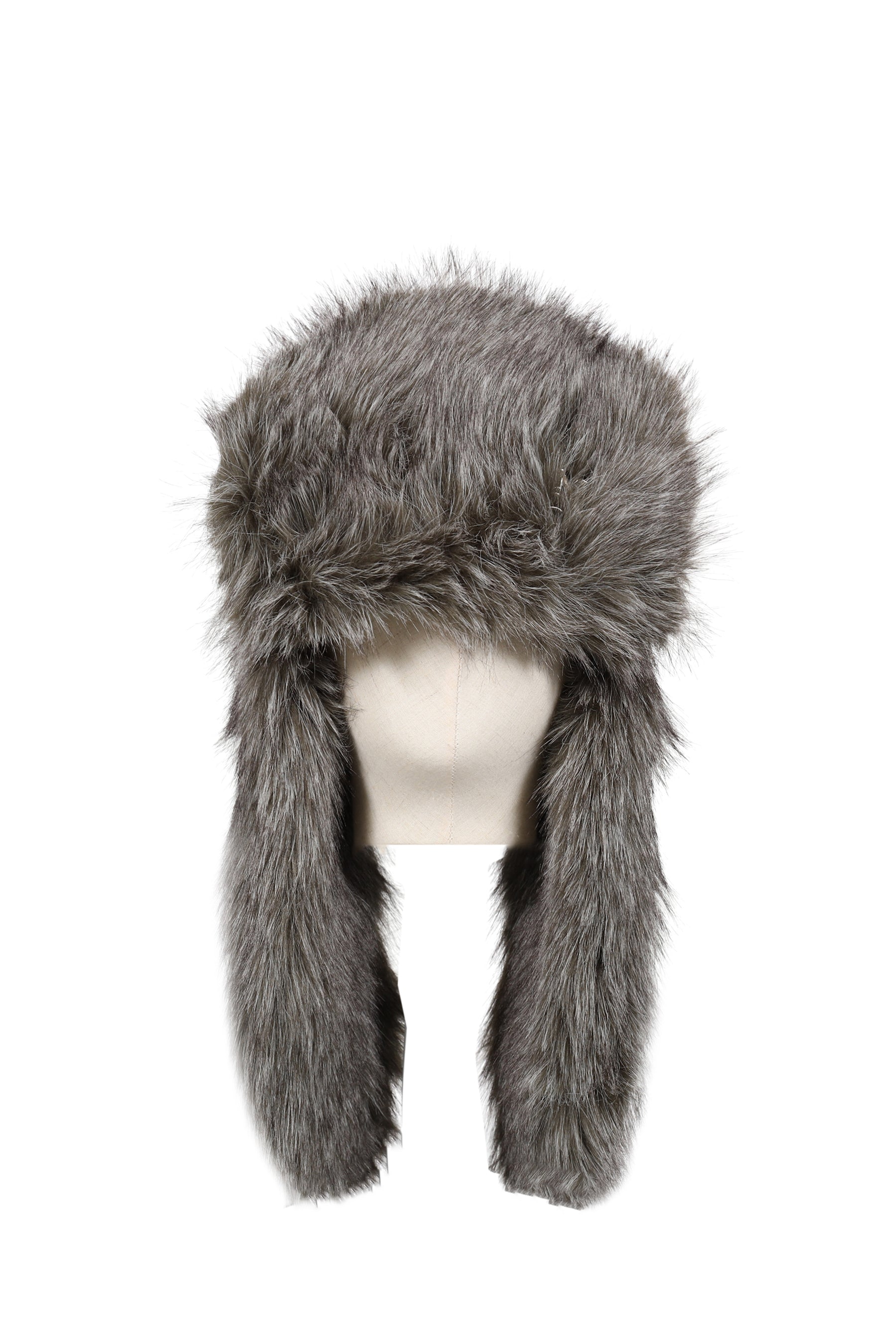 FUR TRAPPER HAT / ASH