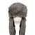 FUR TRAPPER HAT / ASH