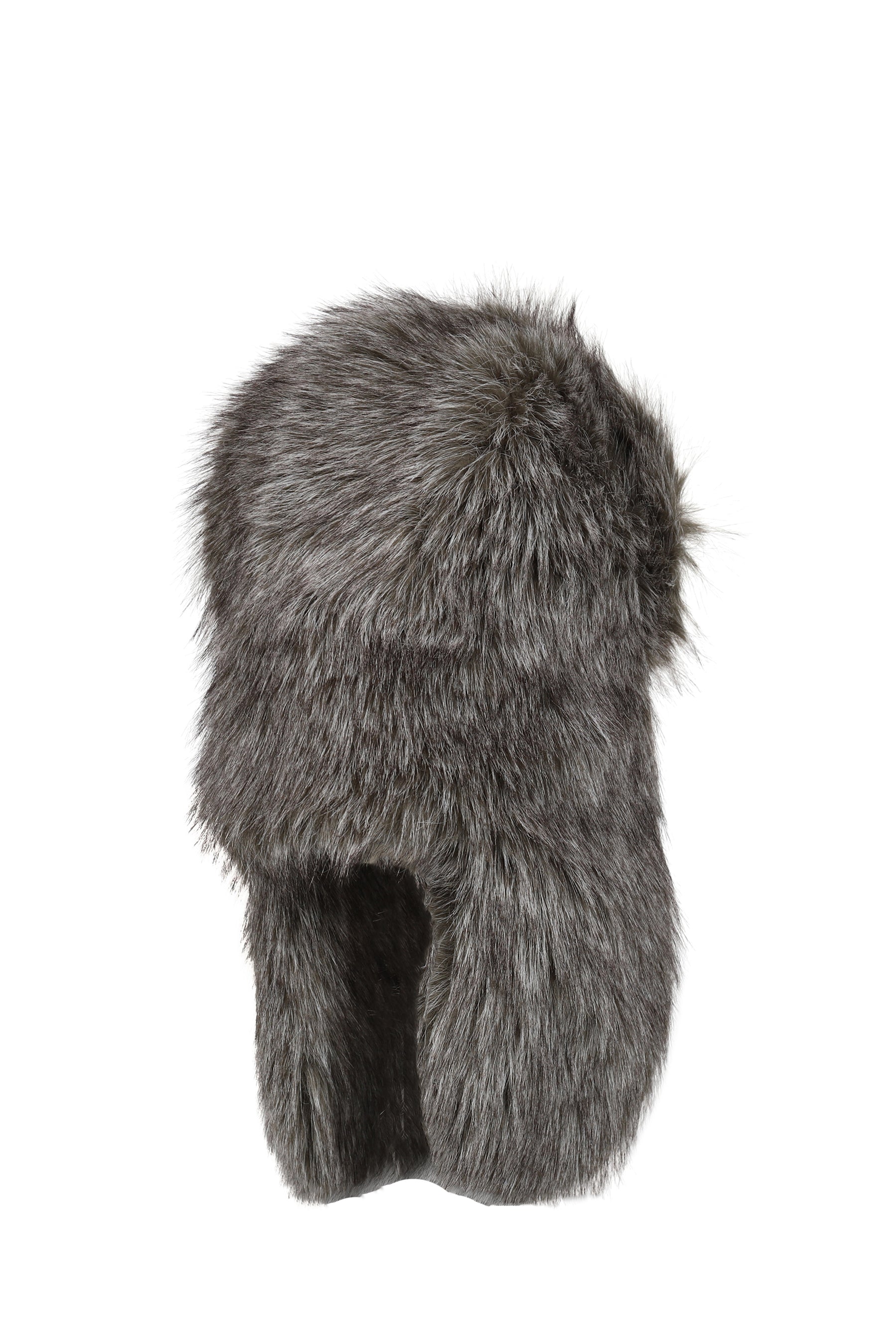 FUR TRAPPER HAT / ASH