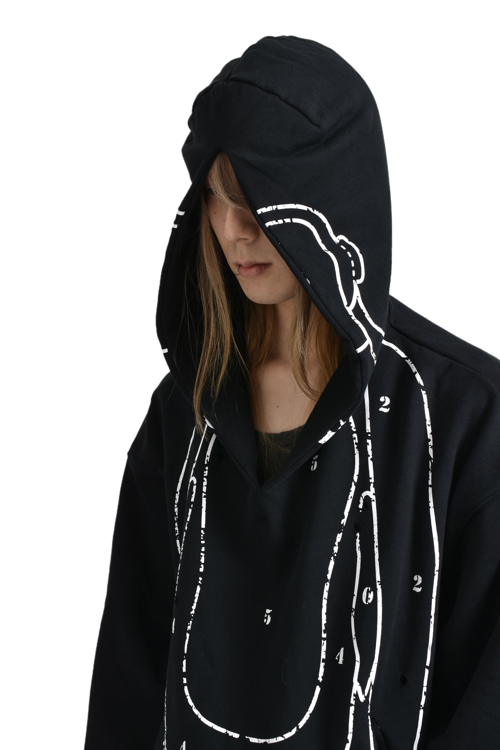 ZYGON HOODIE / WASHED BLK