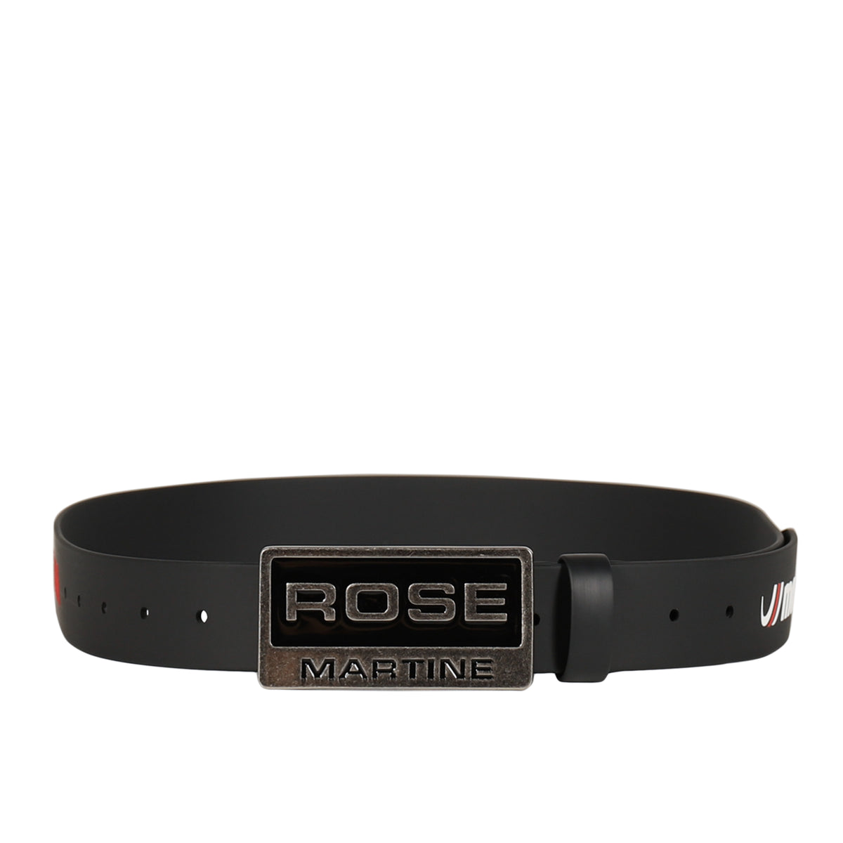 Martine Rose マーティンローズ FW25 RUBBER TYRE BELT / BLK - NUBIAN