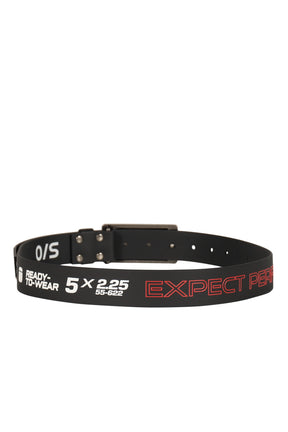 RUBBER TYRE BELT / BLK