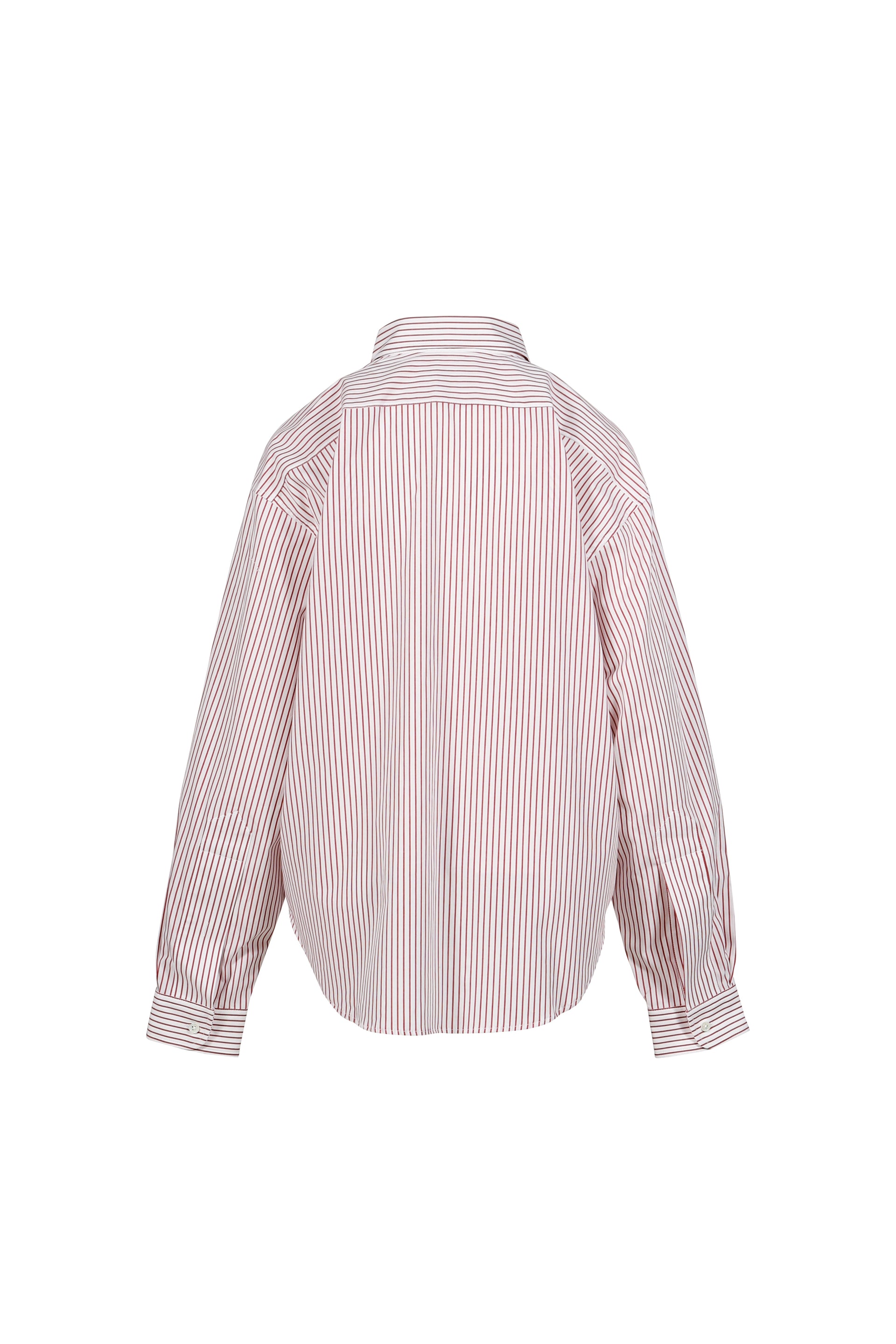 TROMPE L'OEIL BUTTON DOWN WOVEN / WHT