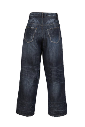 INDIGO UNCANCELLABLE XL COLOSSUS JEANS / IND