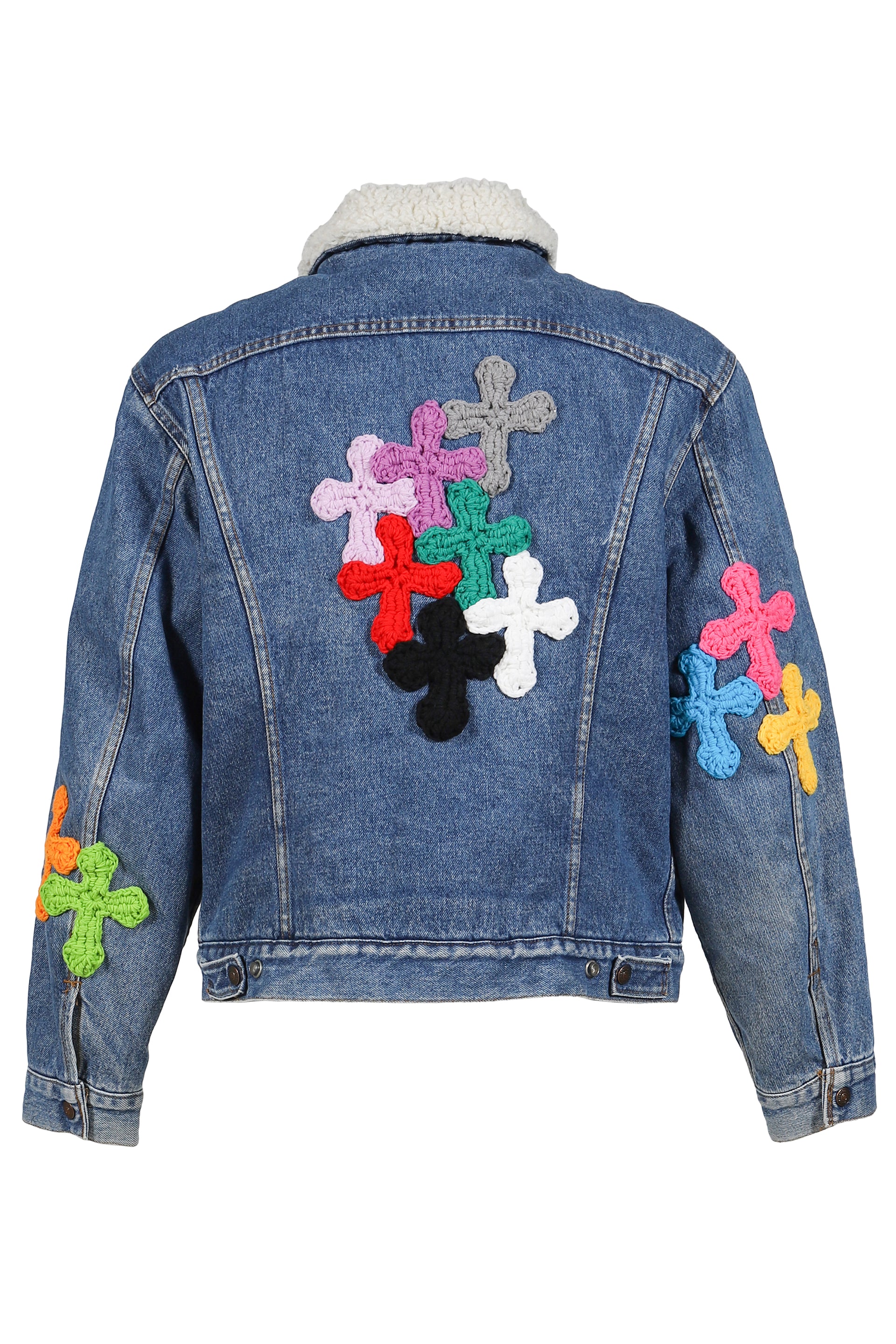 3D CROSS BOA DENIM JACKET / MULTI