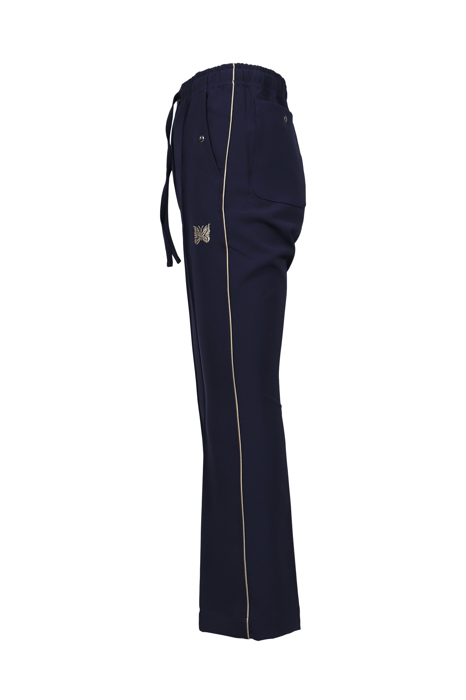 PIPING COWBOY PANT - POLY DOUBLE CLOTH / NVY